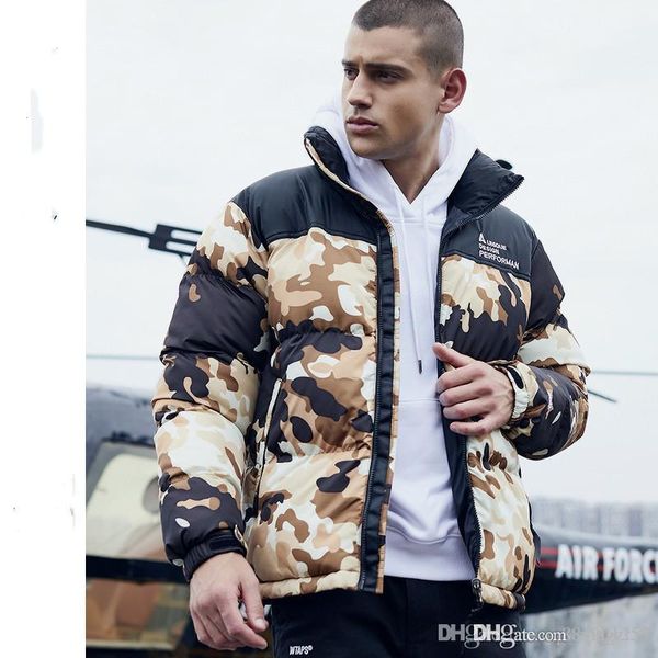 

019. new winter windbreaker men's down puffer jacket casual brand hoodies jackets menmens designer winter jackets, Black