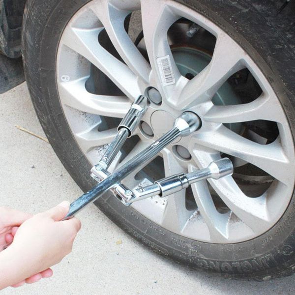 

4 Way торцевых ключей Cross ключ Складной ключ автомобиля Инструменты для ремонта шин