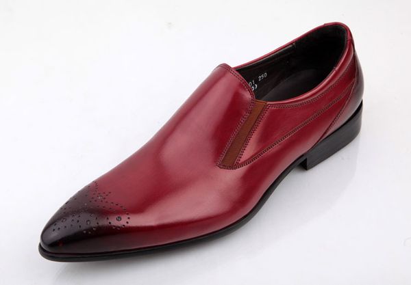 

men oxfords leather shoes business formal wear cowhide shoes cowhide shoes work wear oxfords chaussure homme, Black