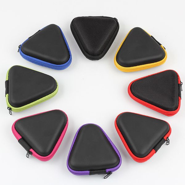 

Compact triangle multi color fidget pinner pouch hand pinner toy bluetooth head et torage bag compre ive container portable ca e