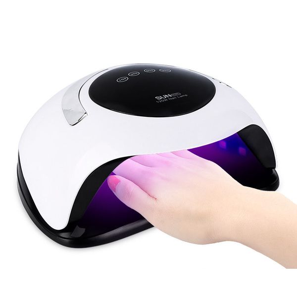 

nail lamp 120w uv led nail dryer for curing gels polish with smart sensor manicure art salon equipment brand new