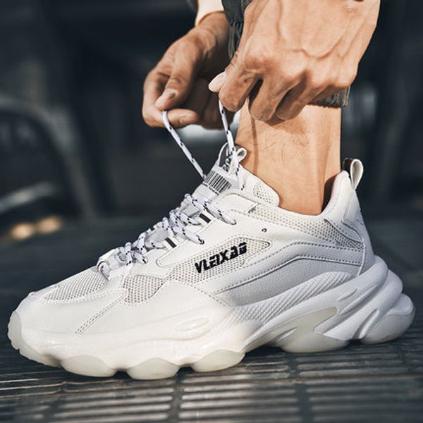 

leixag breathable running shoes for men outdoor sport shoes walking athletic training male jogging sneakers