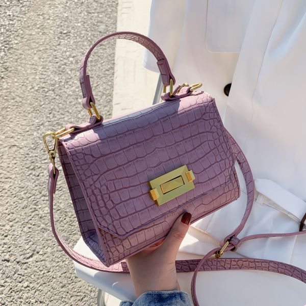 

stone pattern pu leather crossbody bags for women 2020 lady mini totes female travel shoulder handbags cross body bag