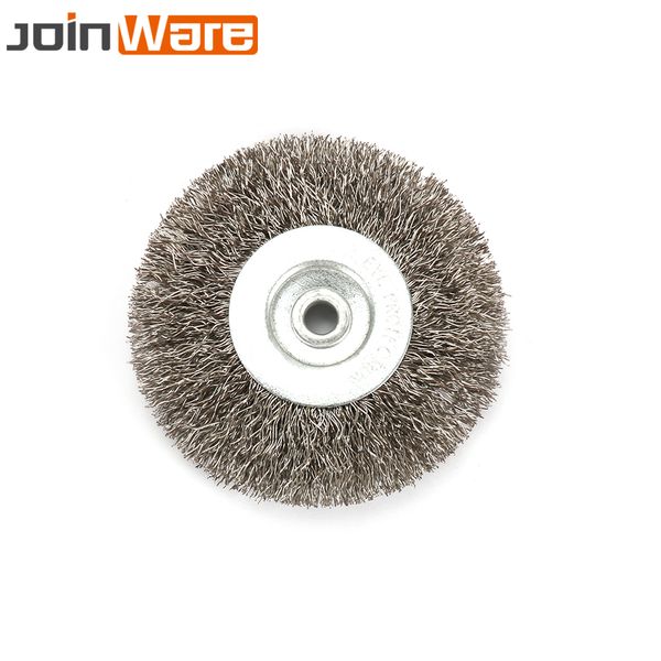 

stainless steel wire wheel brush 3" - 10" for bench grinder polishing abrasive tool metal derusting