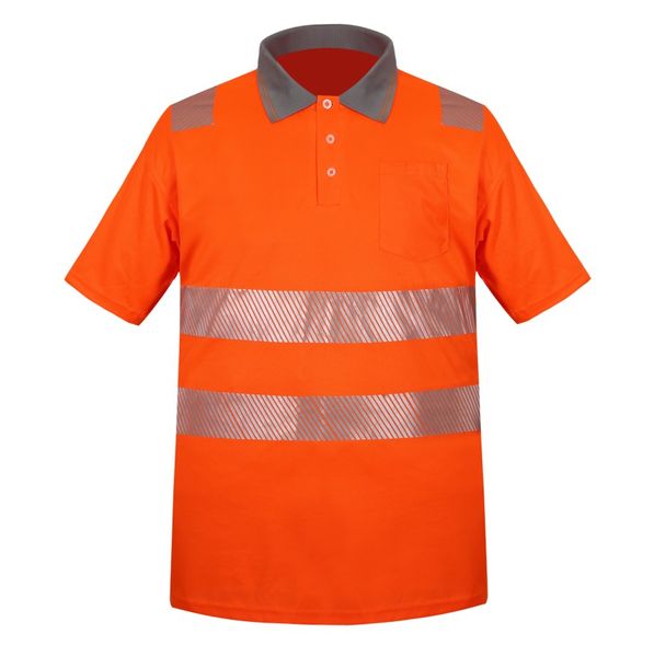 

outdoor safety working 100% polyester reflective t-shirt, Black;blue