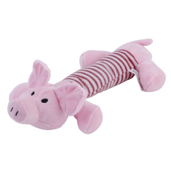 

new household lovely dog toys pet puppy chew squeaker squeaky plush sound duck pig & elephant toys 3 designs worldwide store