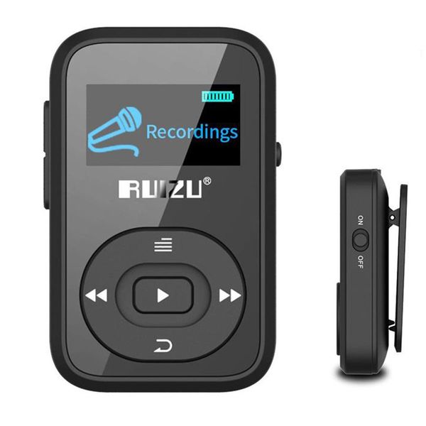 

original ruizu x26 bluetooth mp3 player version clip 8gb sport mp3 music player with recorder fm radio support tf card