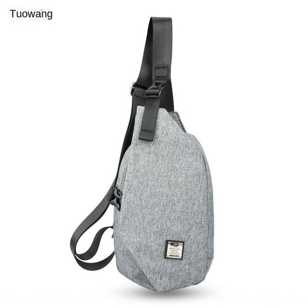 

chest shoulder running running men's casual shoulder messenger personalized fashion men's bag youth wear-resistant sports waist ba, White