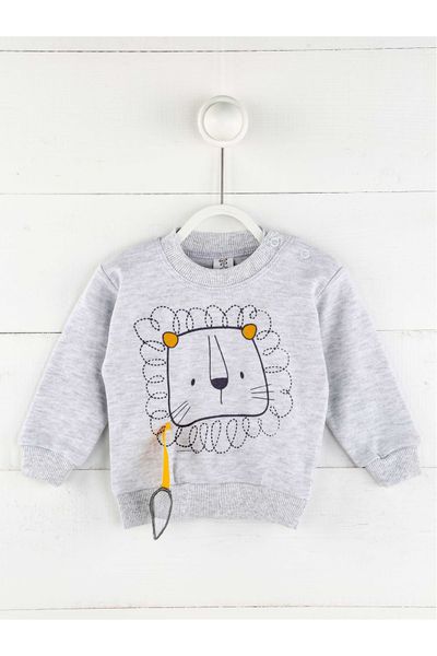 

yellow gray seasonal male baby 2 li suit, White