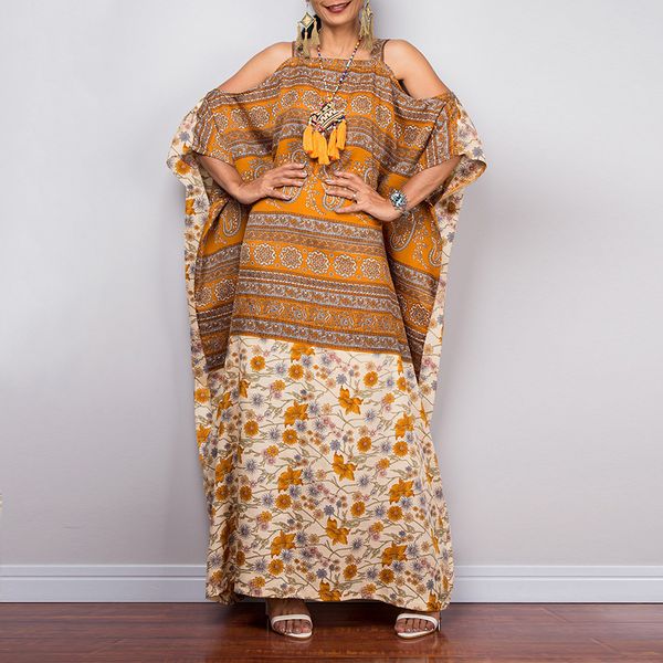 

national woman summer style dress print robe 2021 designer dresses off dresses woman brases shoulder sleeve beachwear fhxxf, Black