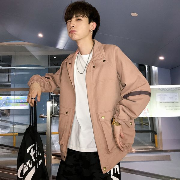 

aberdeen-style men corduroy jacket autumn japanese-style harajuku wind korean-style casual students popular brand workwear coat, Black;brown