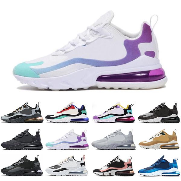

nike air max airmax 270 270s 2020 реагируют мужчины женщины кроссовки тройной черный bauhuas прохладный серый правый фиолетовые мужские женс