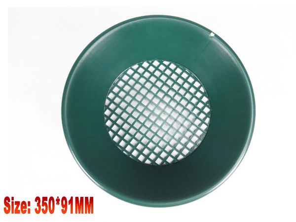 

14inch selling green large gold classifier screen & gold pan panning kit for underground gold metal detector