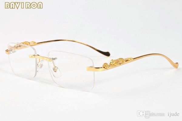 

with box 2019 fashion mens designer sunglasses for men vintage buffalo horn glasses gold silver leopard frame women rimless sunglasses, White;black