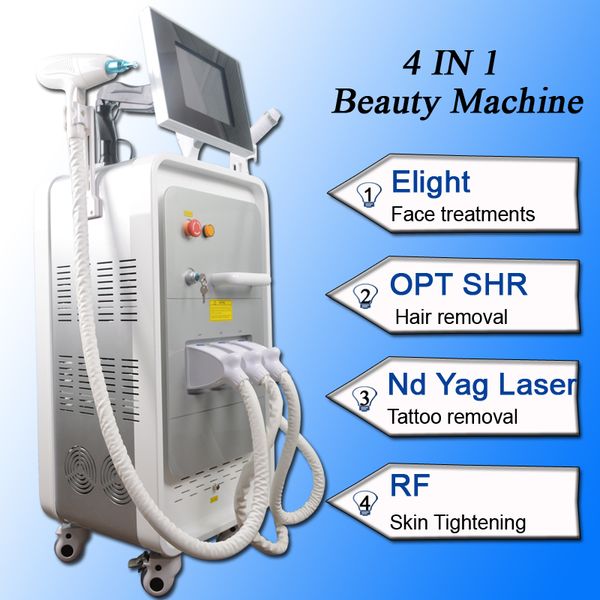 

opt shr laser hair removal nd yag laser pigment removal different color tattoo removal skin rejuvenation machine, Black