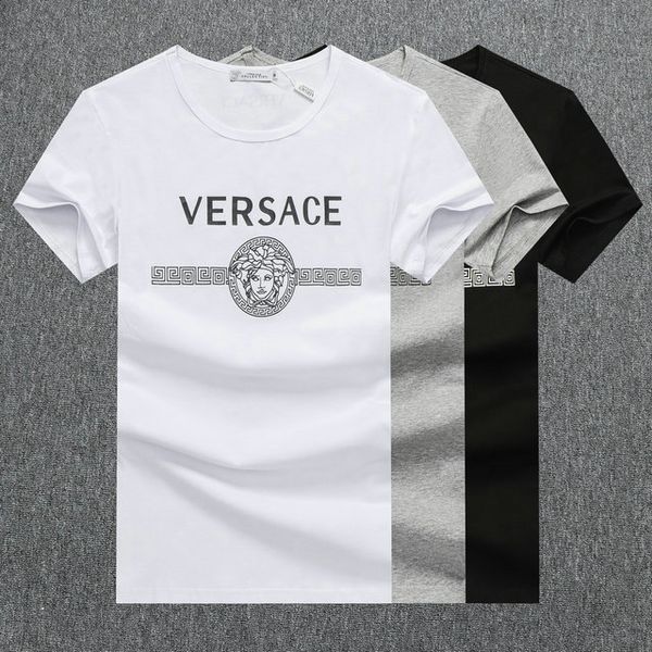 

20/versac fashion designer men tshirt locomotive wild casual  print summer custom t shirt tide private custom sports air, White;black