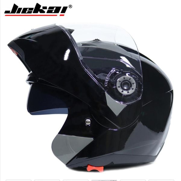

he newly arrived dot ece jiekai 105 helmet motorcycle flip double lens helmet helm motorcycle motocross racing