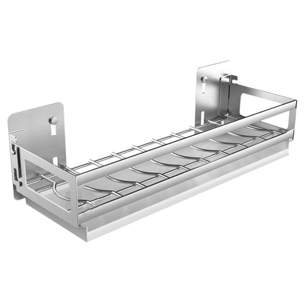 

dish drying rack wall mounted shelf stainless steel multi-function dish dryer kitchen organizer bowl rack with drain board