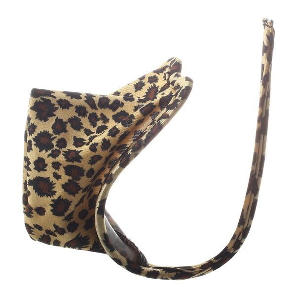 

c - string thong invisible underwear for men - leopard, Black;pink