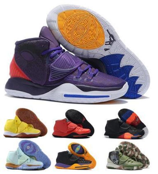 

2019 new kyrie triple black 6 sponge tokyo beijing miami mens basketball shoes irving kyrie nyc 6s graffiti men sports sneakers
