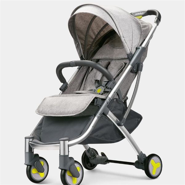 

high landscape stroller two-way can sit reclining ultra-light portable folding shock four-wheeled baby trolley