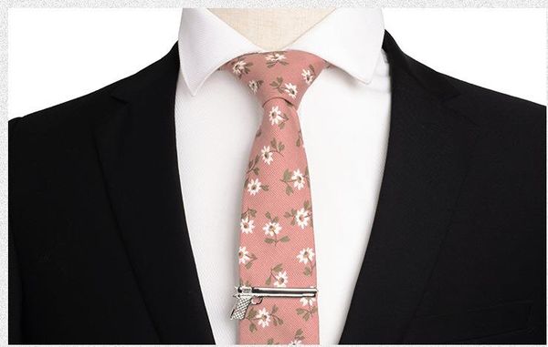 

european and american fashionable and leisure men's 6cm narrow tie accessories patterned polyester-cotton printed fine tie jewelry, Blue;purple