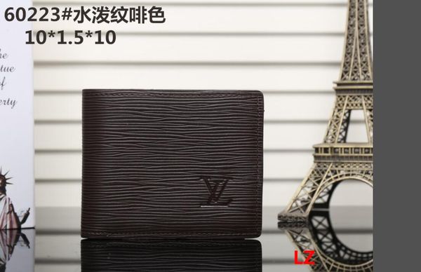 

New Arrival PU Leather Wallets For Mens Bifold Money Purse Cluch Cente Party Traver Wallet no box G6