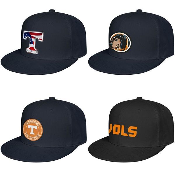 

tennessee volunteers football logo for men and women snap back baseballcap styles plain hip hopflat brimhats round logo football black, Blue;gray