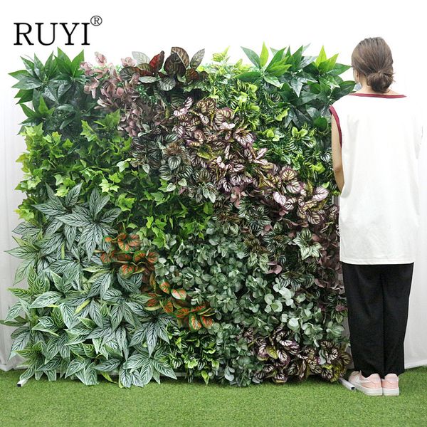 

decorative flowers & wreaths custom diy artificial lawn christmas wedding decor plants wall / el store background grass home