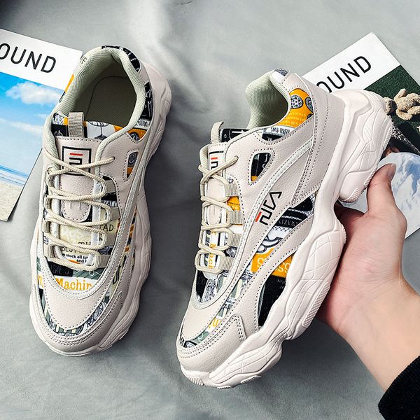 

selling men's sports outdoor running shoes breathable casual spring and summer style father shoes tide sneakers