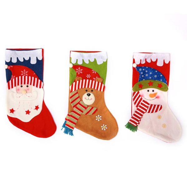 

christmas stocking pendant cloth ornament party home decor supply gift bag
