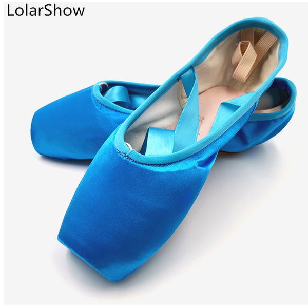 

wholesale ballet shoes display dance quality satin ballet pointe shoes girls