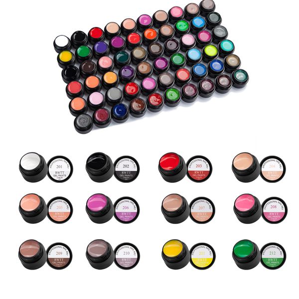 

1 bottle 5ml of diy gel nail art design manicure of paint gel uv nail polish dip series, Red;pink