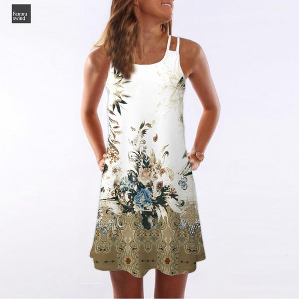 

bohe дышащий летнее платье без рукавов урожай 3d цветочные печати женщины короткие мини платья перевозка груза падения дизайнер одежды, Black;gray