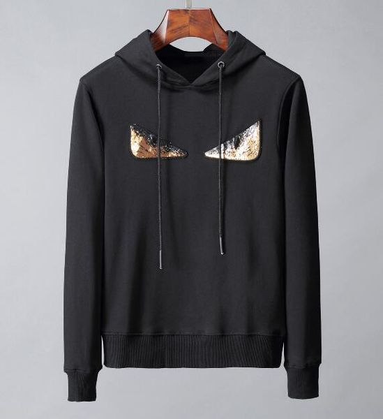 

2019 мужские дизайнерские толстовки кленовый глаз вышивка топ кофты с длинным рукавом пары толстовка рубашки оранжевый новый цыганский разме, Black