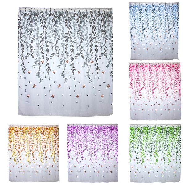 

cute willow leaf tulle curtains blinds voile pastoral style willow floral window decorative curtains for bedroom living room