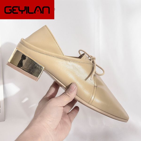 

square toe lace-up mary janes pumps women shoes 2019 spring autumn shoes women fashion soft leather rubber sole female, Black