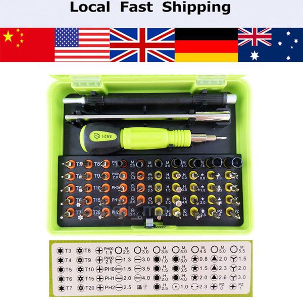 

53in1 torx screwdriver multi-bit repair tools kit for pc lapxbox 360 insert bits sleeves for computer