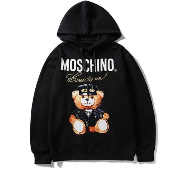 

Fa hion brand hoodie men and women de igner hoodie ell autumn long leeve pullover ca ual top men clothing, Black