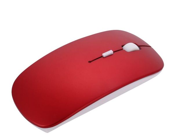 

2020 wireless mouse with ultra thin optical 2.4g receiver super slim mouse for computer pc lapdeskmice