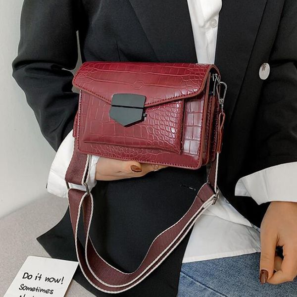 

new mini handbags women fashion shoulder bag with width strap ladies messenger bag simple style crossbody bags