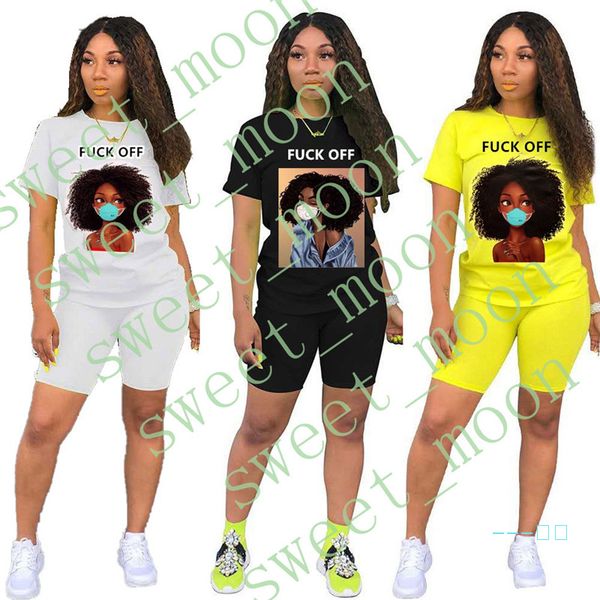 

summer women clothing cotton printed pullover short sleeve t-shirt +shorts pants outfit 2 piece sets casual tracksuit sportswear ly427, Gray