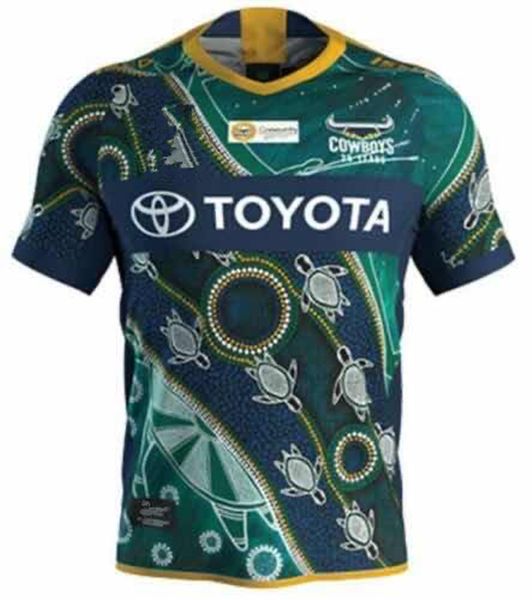 

north queensland cowboys 2020 rugby indigenous jerseys size: s--5xl, Black