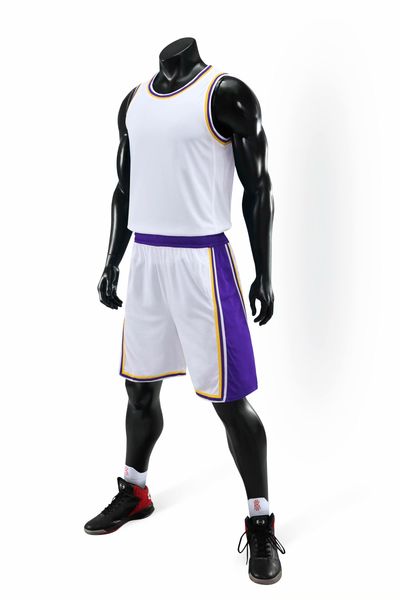 

discount men training basketball sets with shorts uniforms reversible basketball jerseys for that home and away look kits sports 17-12, Blue;black