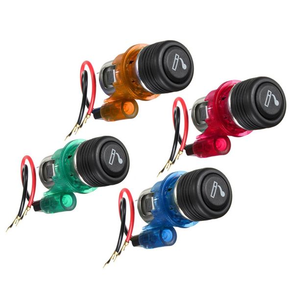 

universal illuminous car cigarette lighter assembly 12v for auto motorcycle