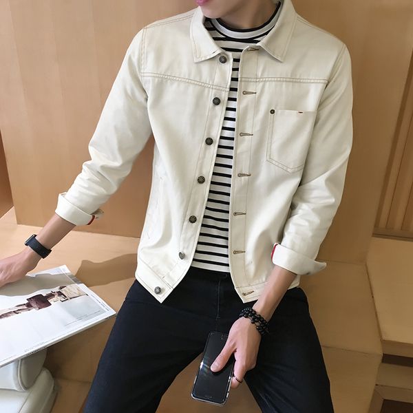 

the new cowboy jacket in autumn, men's manicured jacket, leisure fashion jacket, fashion jacket, Black;brown