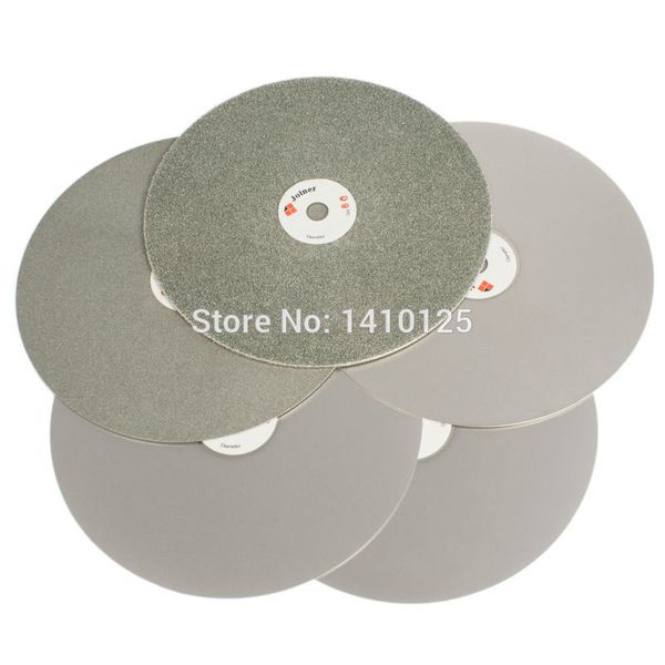 

8" inch 200mm grit 60-3000 coarse-fine diamond abrasive wheels grinding wheel disc coated flat lap disk lapidary tools for stone