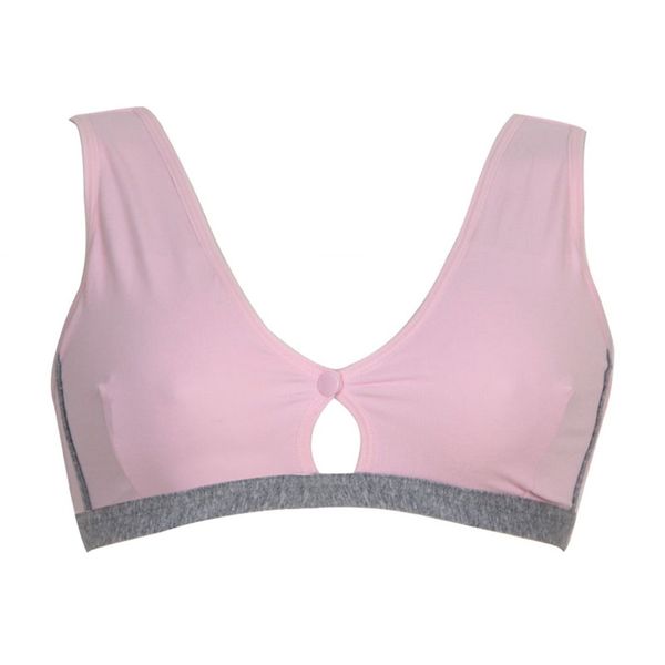 

nursing 2019 new fashion women nursing maternity bra breastfeeding removable pads comfy underwear nursing bra l404, White