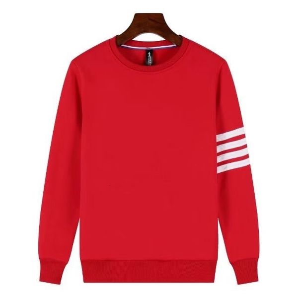 

men and women fund pullover round neck sweater pure cotton long sleeve unlined upper garment seal word sweater, Black