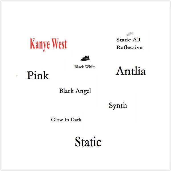 

kanye west 2020 shoes yecheil yeehu yeshaya 3m reflective glow running shoes vinatge black citrin antlia synth mens trainers sneakers